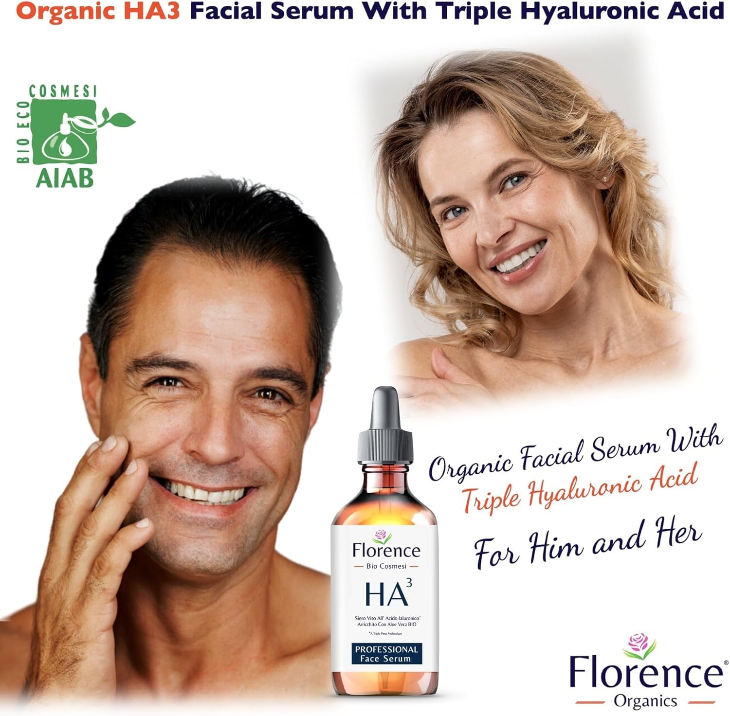 Hyaluronic Acid Serum for Skin – Anti-Aging Moisturizer Face Serum for Brightening, Plumper & Smoother Skin. Non-Greasy, Ultra-Hydrating Niacinamide, B5 & Vitamin C Skin Care Facial Serum, 2 oz - Maple Wellness Supplements