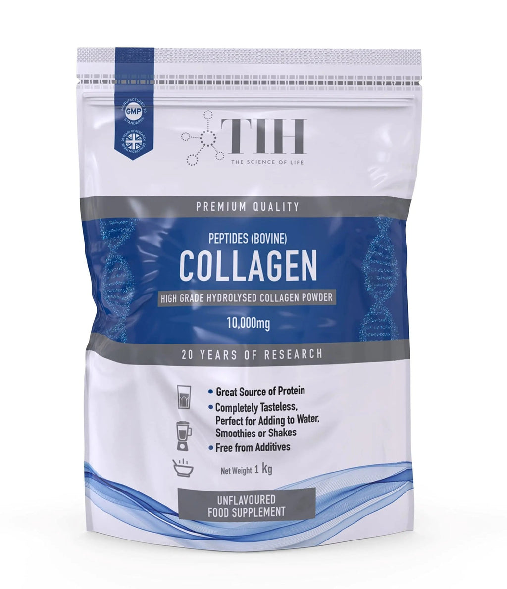 Hydrolysed Collagen Powder (Bovine) - High Protein Grass Fed Unflavoured Peptides - TrustMedUSA
