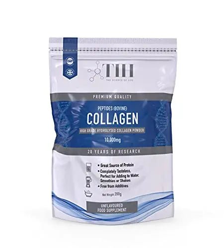 Hydrolysed Collagen Powder (Bovine) - High Protein Grass Fed Unflavoured Peptides - TrustMedUSA