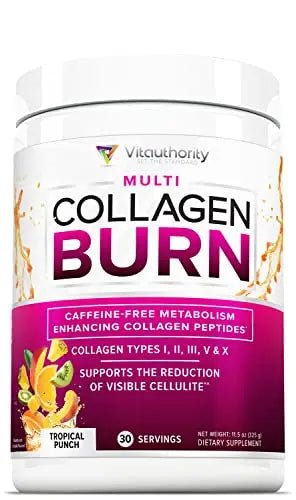 Hydrolyzed Collagen Peptides Powder for Women - Slimming Multi Collagen Burn Ultimate - TrustMedUSA