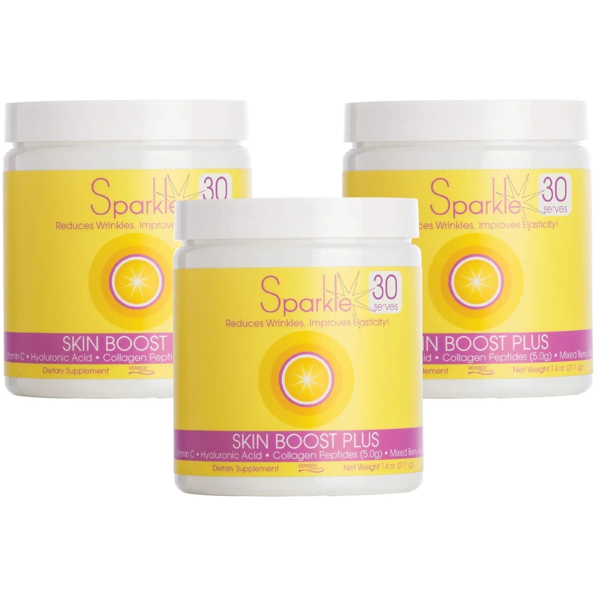 Hydrolyzed Collagen Powder - Sparkle Skin Boost Plus (Tropical Coconut Pineapple) - TrustMedUSA