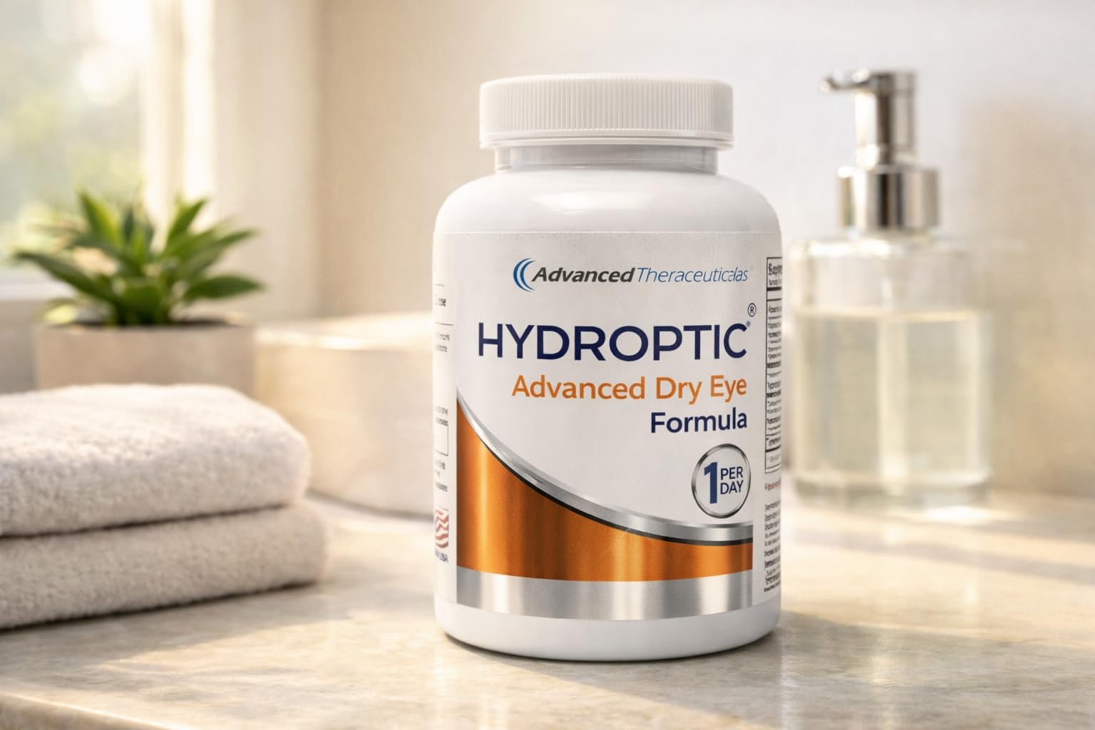 Hydroptic Advanced Dry Eye Formula (One-Per-Day) 180 Day Supply - TrustMedUSA