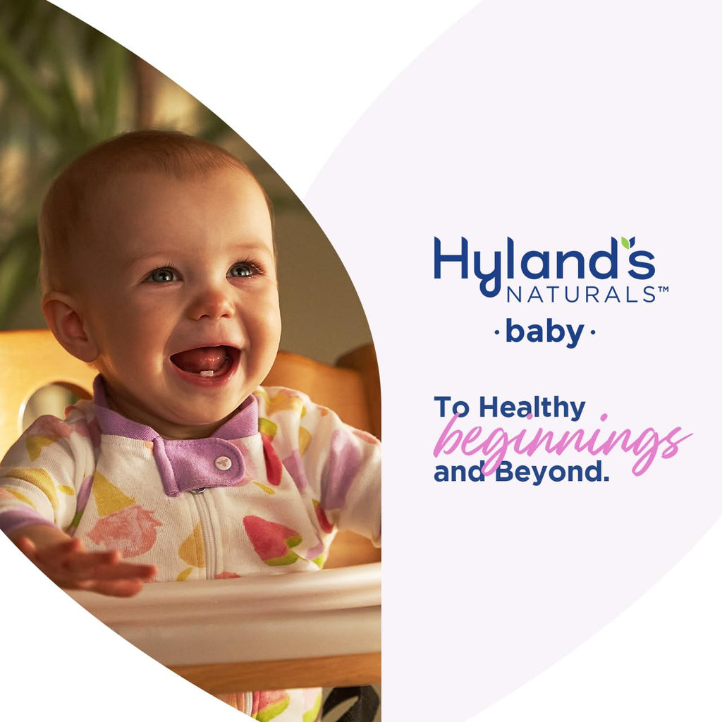 Hyland's Baby Nighttime Oral Pain Relief Tablets - 125-Count, Up to 62 Doses - Baby and Toddler Soothing Tablets with Chamomile for Discomfort, Irritability & Swelling - Maple Wellness Supplements