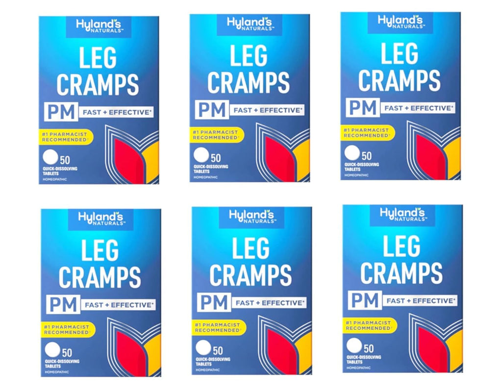 Hyland's Leg Cramps PM With Quinine Tablets 50 ea ( Pack of 6) - TrustMedUSA
