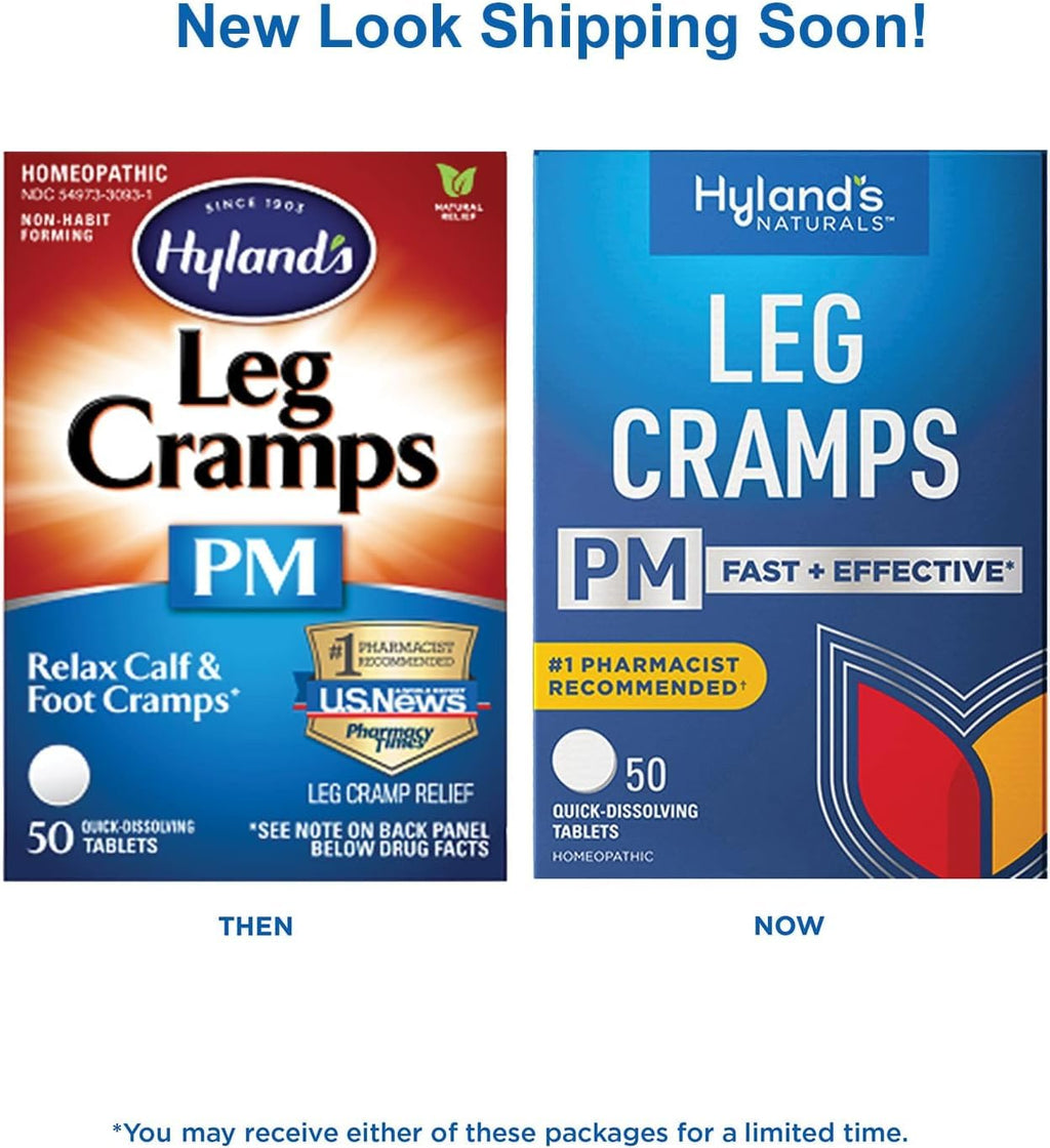 Hyland's Leg Cramps PM With Quinine Tablets 50 ea ( Pack of 6) - TrustMedUSA