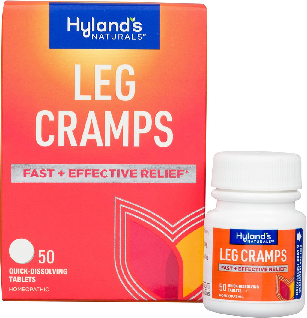 Hyland's Leg Cramps, Relief of Leg, Calf, Charley Horses, and Foot Cramps, 50 Quick-Dissolving Tablets - TrustMedUSA