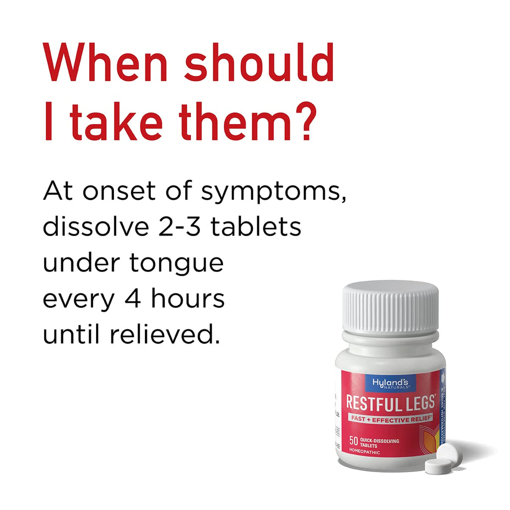 Hyland's Restful Legs Tablets 50 ea (Pack Of 4) - TrustMedUSA