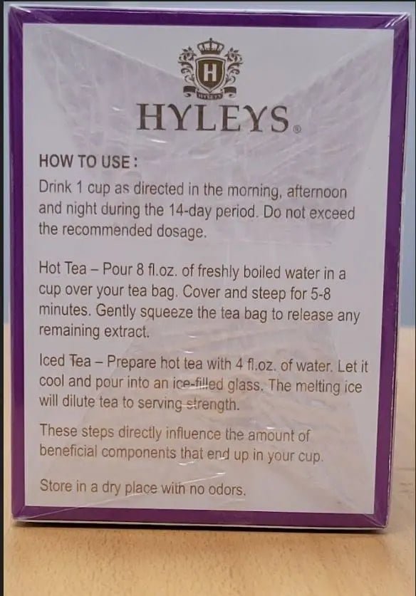Hyleys 14 Day Weight Loss Tea - 42 Tea Bags (1 Pack), Detox Tea for Cleanse - TrustMedUSA