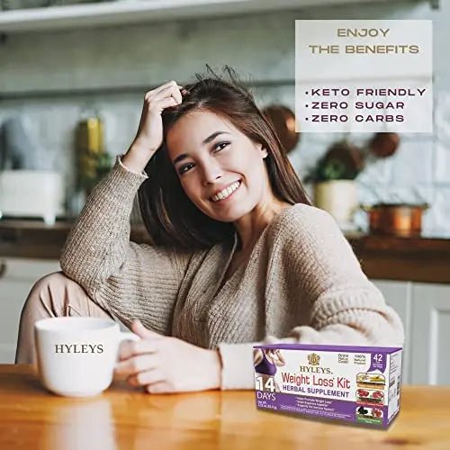 Hyleys 14 Day Weight Loss Tea - 42 Tea Bags (1 Pack), Detox Tea for Cleanse - TrustMedUSA