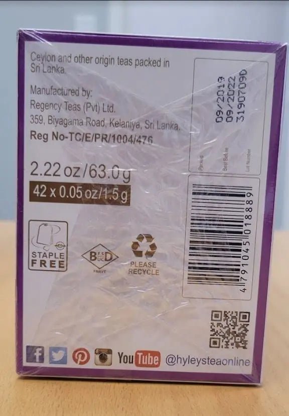 Hyleys 14 Day Weight Loss Tea - 42 Tea Bags (1 Pack), Detox Tea for Cleanse - TrustMedUSA