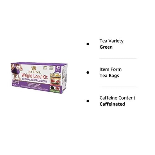 Hyleys 14 Day Weight Loss Tea - 42 Tea Bags (1 Pack), Detox Tea for Cleanse - TrustMedUSA