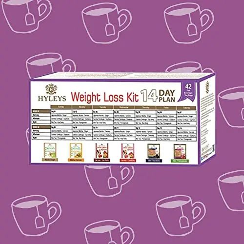 Hyleys 14 Day Weight Loss Tea - 42 Tea Bags (1 Pack), Detox Tea for Cleanse - TrustMedUSA