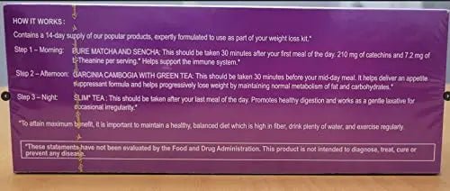 Hyleys 14 Day Weight Loss Tea - 42 Tea Bags (1 Pack), Detox Tea for Cleanse - TrustMedUSA
