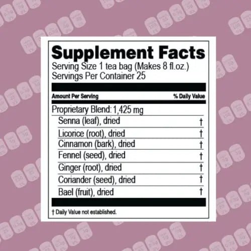 Hyleys Colon Cleanse Tea Acai Berry Flavor - 25 Tea Bags (12 Pack - 300 Tea Bags Total) - TrustMedUSA