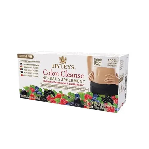 Hyleys Colon Cleanse Tea Assorted Flavors - 42 Tea Bags (12 Pack - 504 Tea Bags Total) - TrustMedUSA