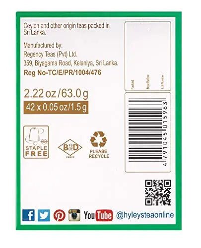 Hyleys Detox Tea 14 Days Kit - 42 Tea Bags - Herbal Supplement - Mother's Mother's Day - TrustMedUSA
