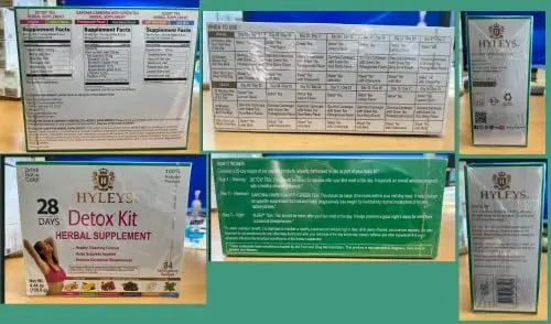 Hyleys Detox Tea for Cleanse - 28 Day Kit - 84 Tea Bags - Gift Gift For Mom For Mom - TrustMedUSA
