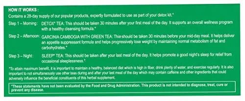 Hyleys Detox Tea for Cleanse and Weight Loss - 28 Day Kit - 84 Tea Bags (9 Pack) - TrustMedUSA