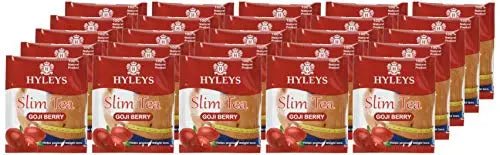 Hyleys Slim Tea Goji Berry Flavor - Weight Loss Herbal Supplement Cleanse and Detox - TrustMedUSA