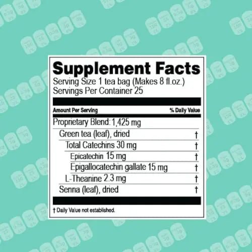 Hyleys Slim Tea Goji Berry Flavor - Weight Loss Herbal Supplement Cleanse and Detox - TrustMedUSA
