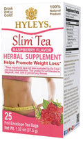 Hyleys Slim Tea Raspberry Flavor - Weight Loss Herbal Supplement Cleanse and Detox - TrustMedUSA