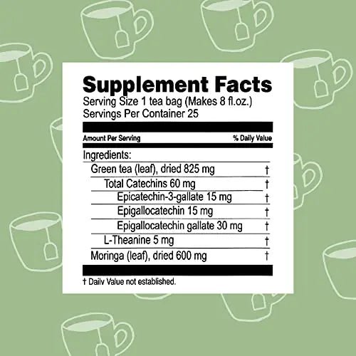 Hyleys Tea Moringa Oleifera with Lemon Flavor - 25 Tea Bags (Miracle Tree Tea) - TrustMedUSA