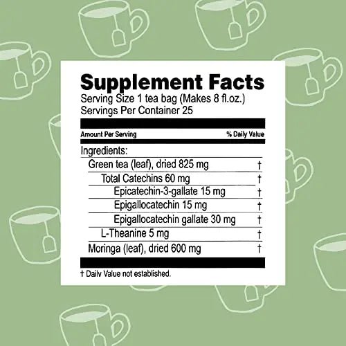 Hyleys Tea Moringa Oleifera with Mango Flavor - 25 Tea Bags (Miracle Tree Tea) - TrustMedUSA