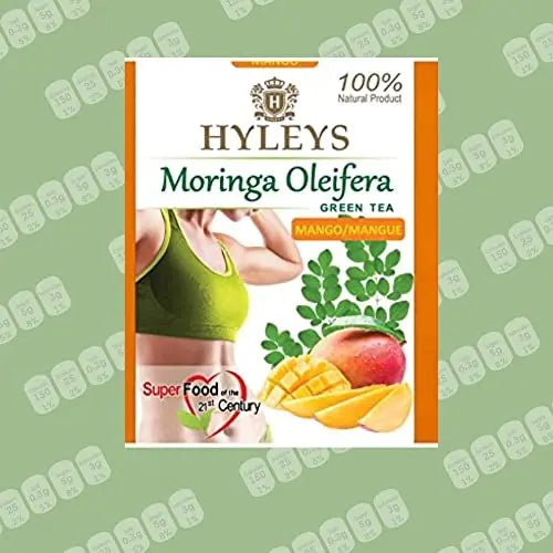 Hyleys Tea Moringa Oleifera with Mango Flavor - 25 Tea Bags (Miracle Tree Tea) - TrustMedUSA