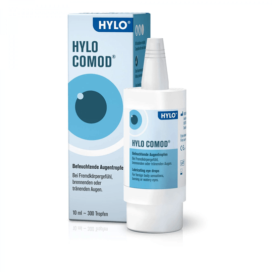 HYLO COMOD moisturizing eye drops, 10 ml solution - TrustMedUSA