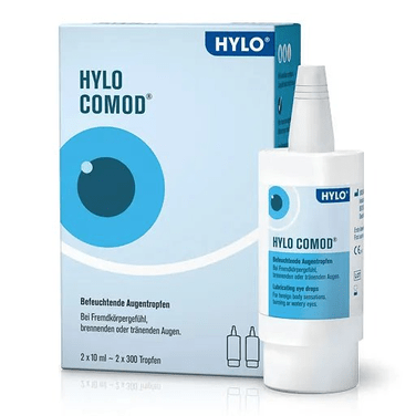 HYLO COMOD moisturizing eye drops, 2X 10 ml - Maple Wellness Supplements