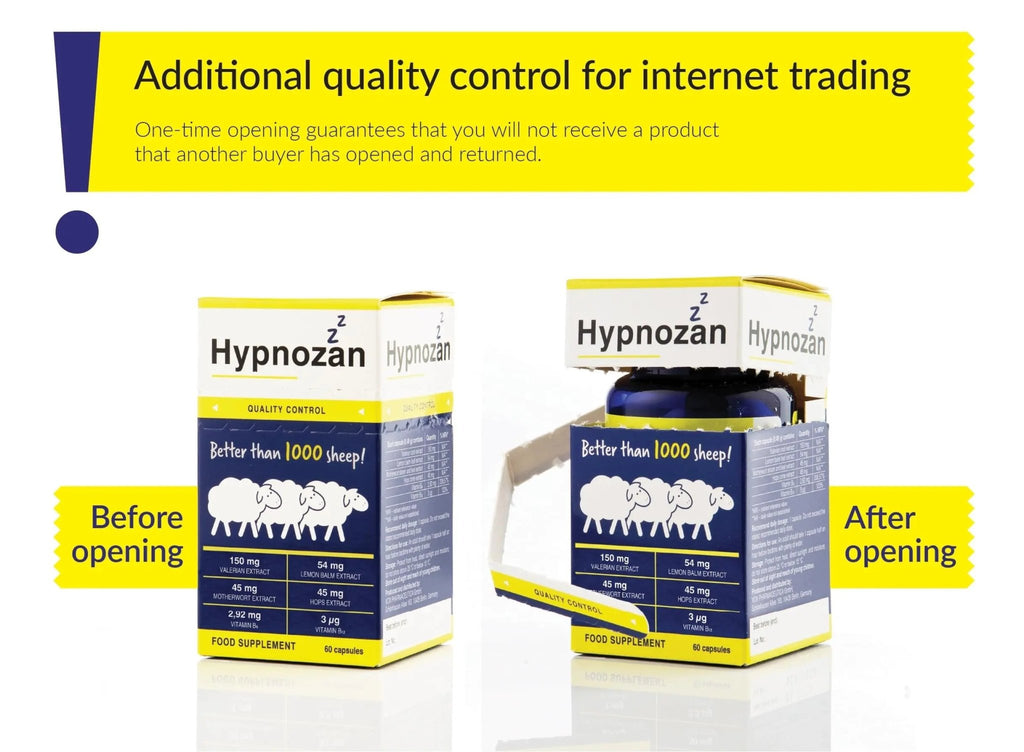 Hypnozan. 60 Easy Nights in Every Pack - 60 Capsules, Just One Before Bed. Natural - TrustMedUSA