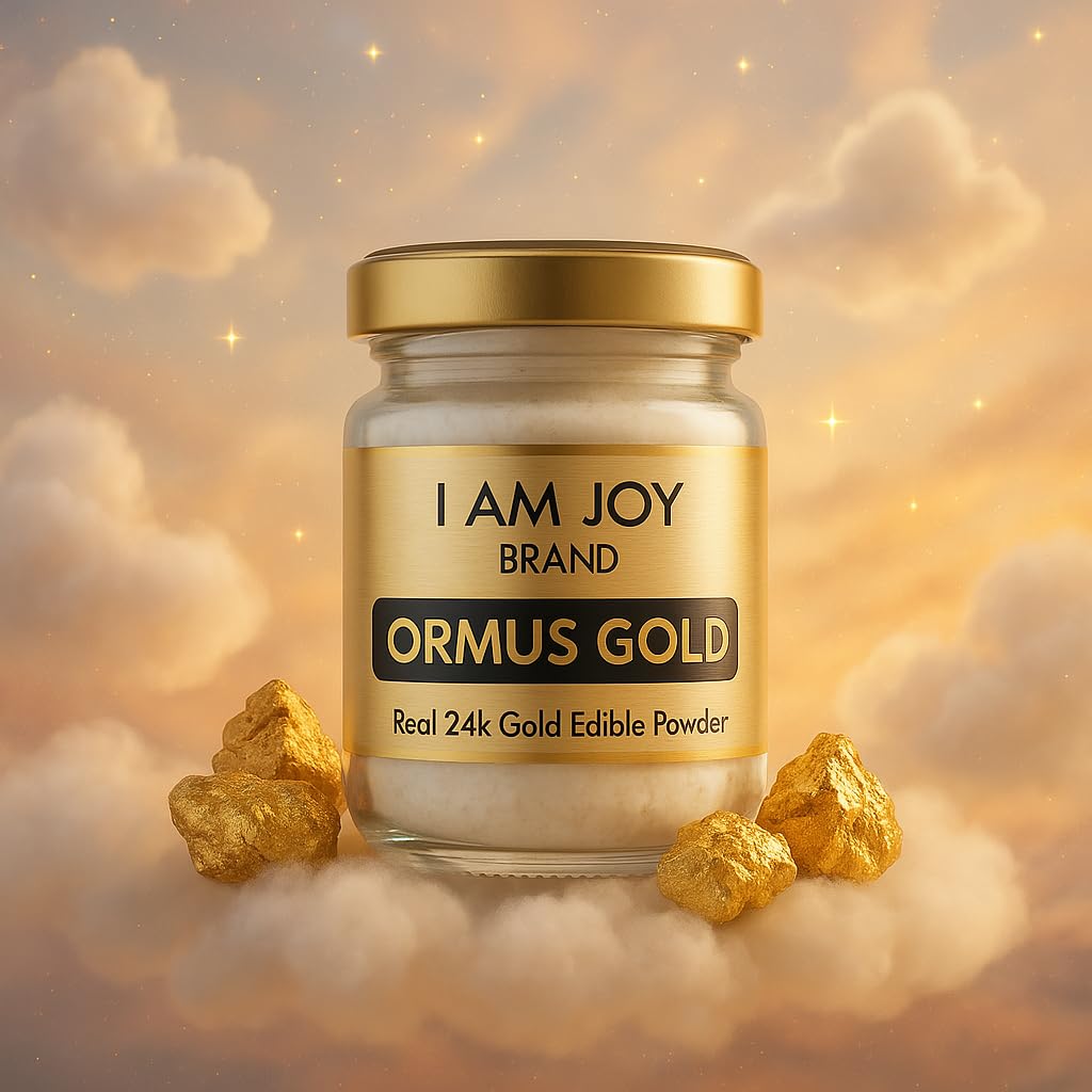 I Am Joy co. Pure Ormus White Gold Powder Monoatomic M-State 24k 99.99% | No Plastic, No Lye, No Dyes, No Fillers | 22 Grams - TrustMedUSA