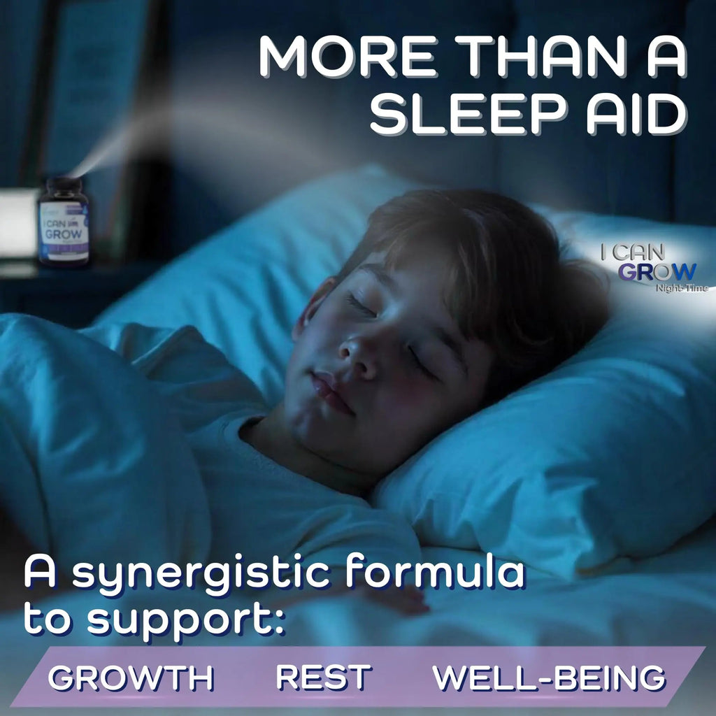 I Can Grow NightTime Kids Vitamins Multivitamin Sleep Aid | Magnesium for Kids with Magnesium Bisglycinate | Natural Calm & Recovery | - TrustMedUSA