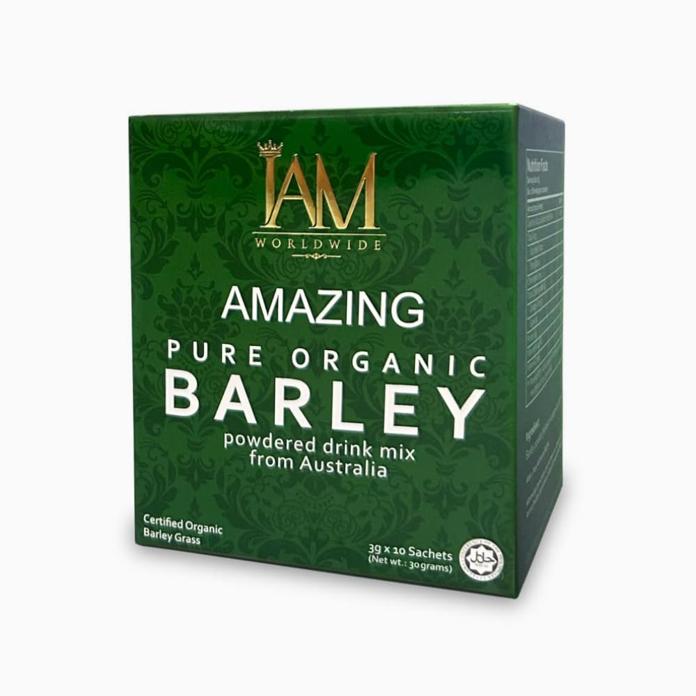 IAM Amazing Pure Organic Barley Powder Drink Barley Green Natural Blend - TrustMedUSA