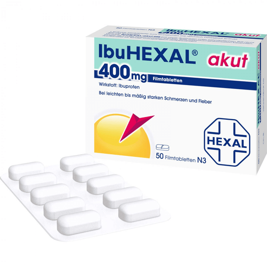 Ibuhexal acute 400 film-coated tablets, 50 pcs - TrustMedUSA