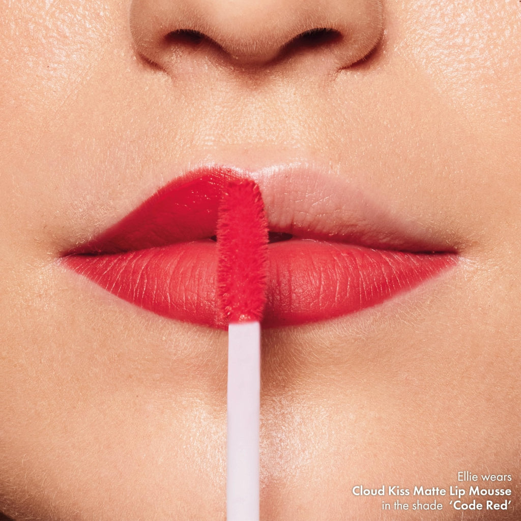 ICONIC LONDON Cloud Kiss Matte Lip Mousse | Matte Liquid Lip Colour, Cruelty-Free, Vegan Makeup, Code Red - Maple Wellness Supplements