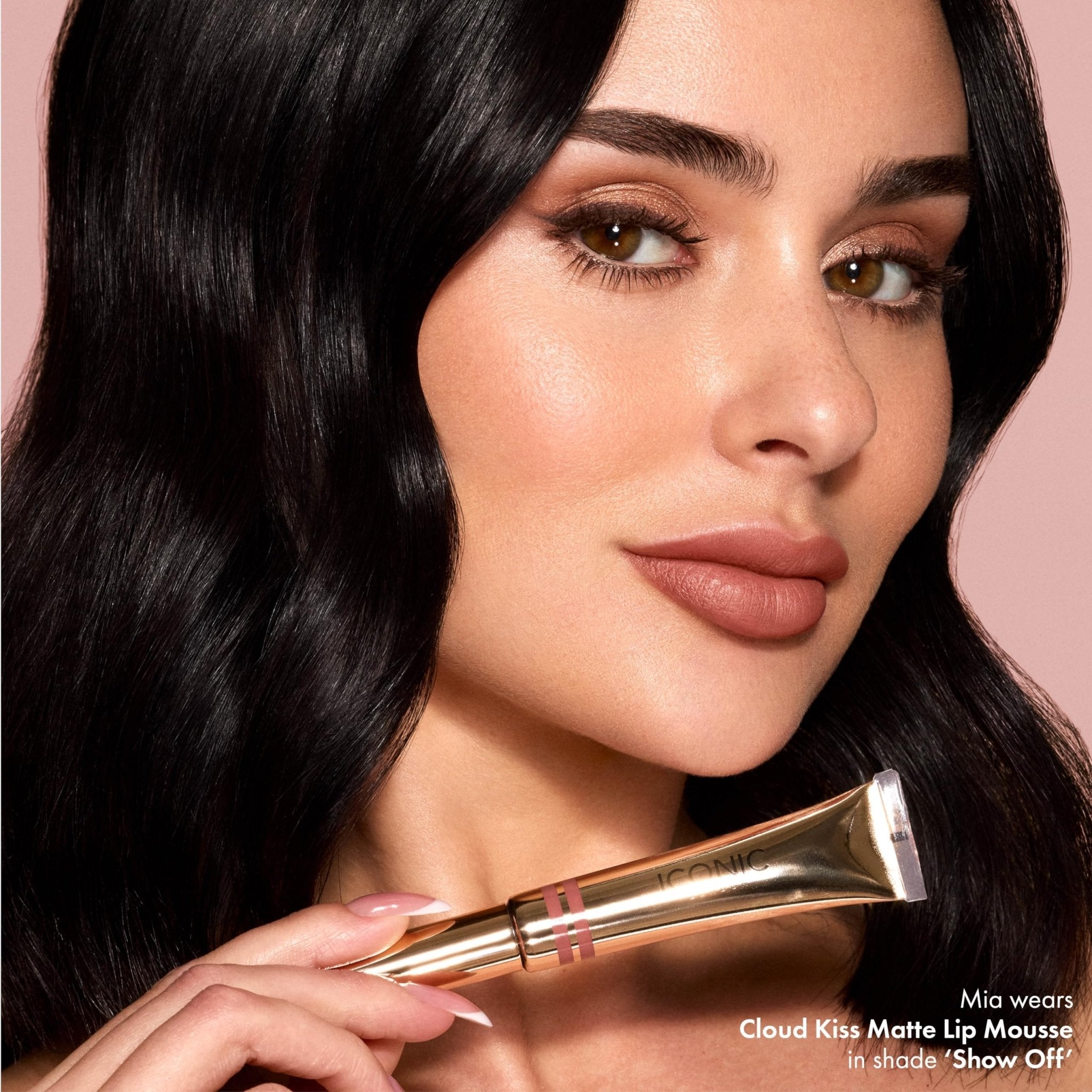 ICONIC LONDON Cloud Kiss Matte Lip Mousse | Matte Liquid Lip Colour, Cruelty-Free, Vegan Makeup, Show Off - Maple Wellness Supplements