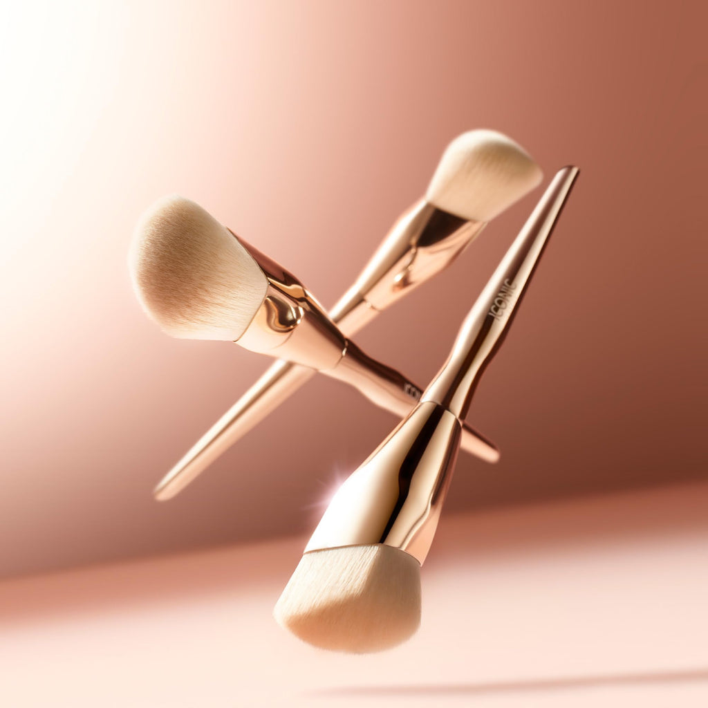 ICONIC LONDON Complexion Brush | Flawless Finish, Seamless Blending For Liquid and Cream Products - Maple Wellness Supplements