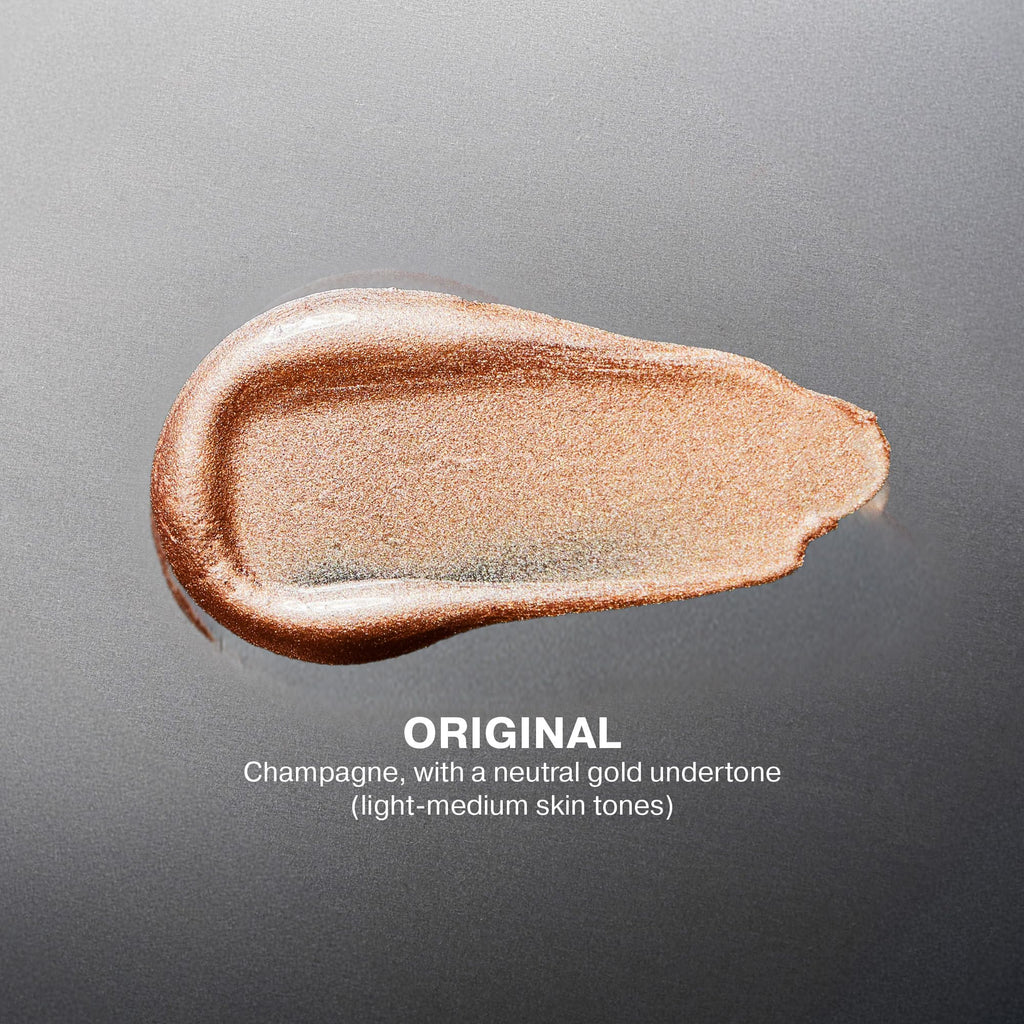 ICONIC LONDON Illuminator | Liquid Highlighting Drops for a Radiant Glow, Cruelty-Free, Vegan Makeup, Original (Champagne Shimmer) 0.45 Fl oz - TrustMedUSA