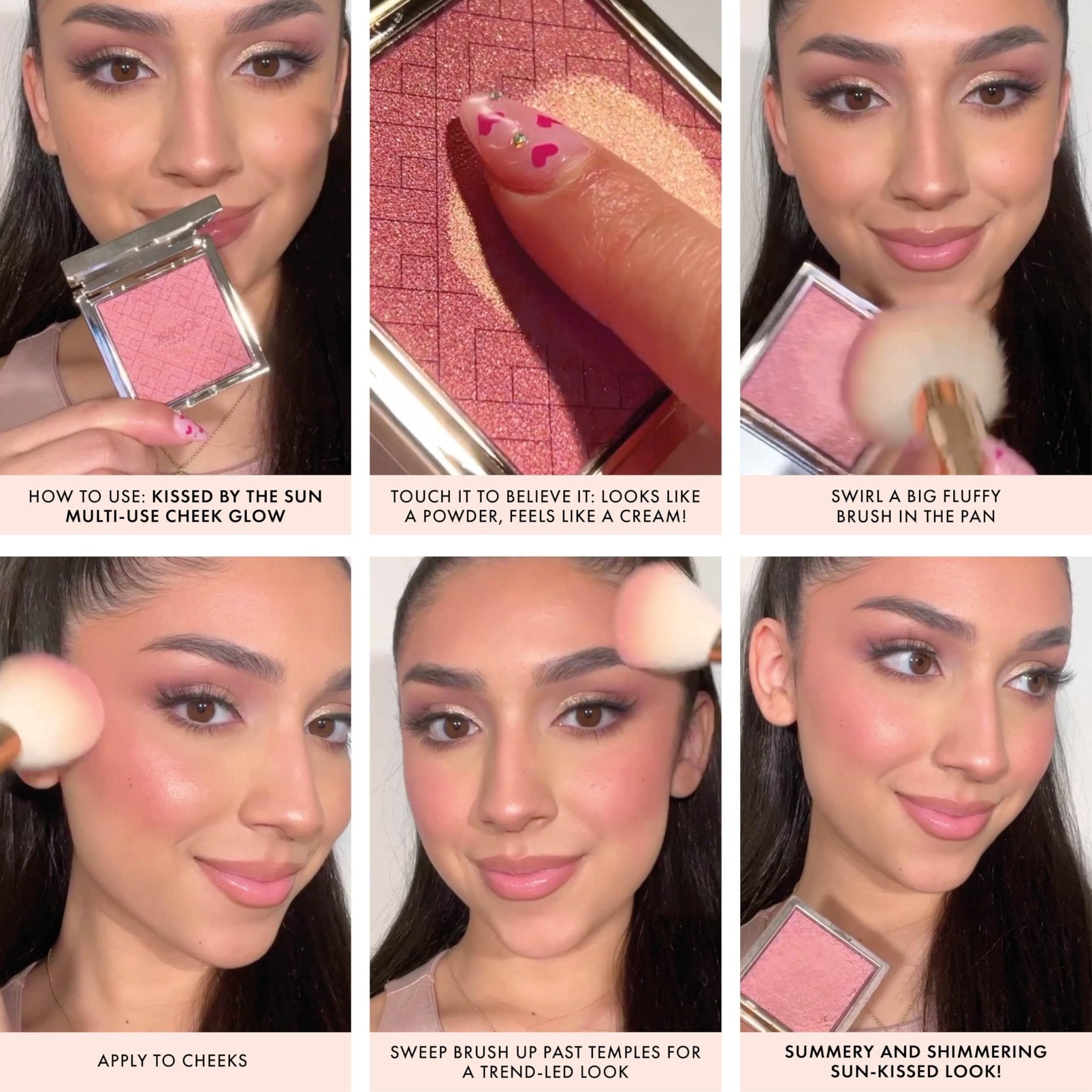 ICONIC LONDON Kissed by the Sun | Multi-Use Blush, Bronzer, & Highlighter, For All Skin Types, Cruelty-Free, Vegan Makeup, (Hot Stuff) 0.17 oz - Maple Wellness Supplements