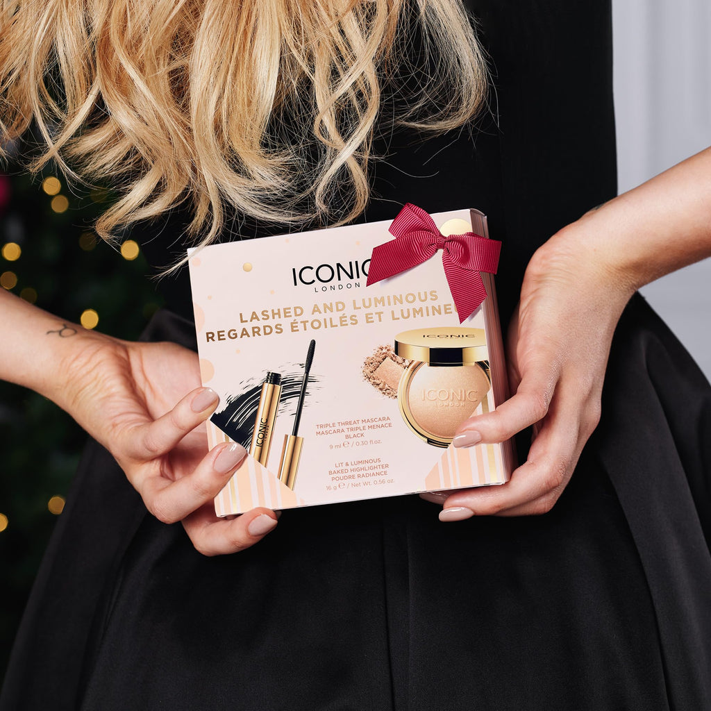 ICONIC LONDON Lashed and Luminous Makeup Gift Set - Maple Wellness Supplements
