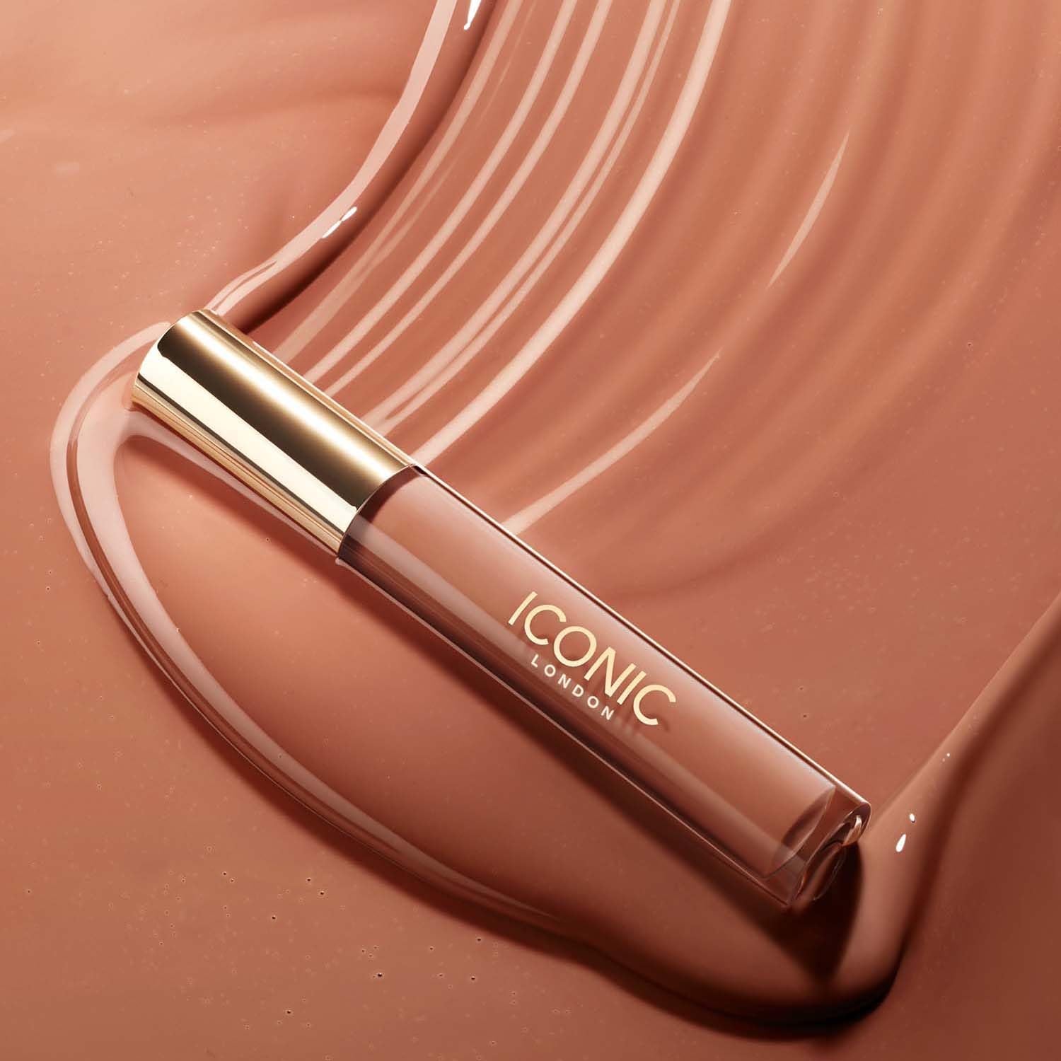 ICONIC LONDON Lip Pumping Gloss | High-Shine, Non Sticky, Lip Gloss infused with Biomimetic Peptide for Voluminous Looking Lips, Cruelty Free, Vegan Makeup, 0.16 Fl oz - Maple Wellness Supplements