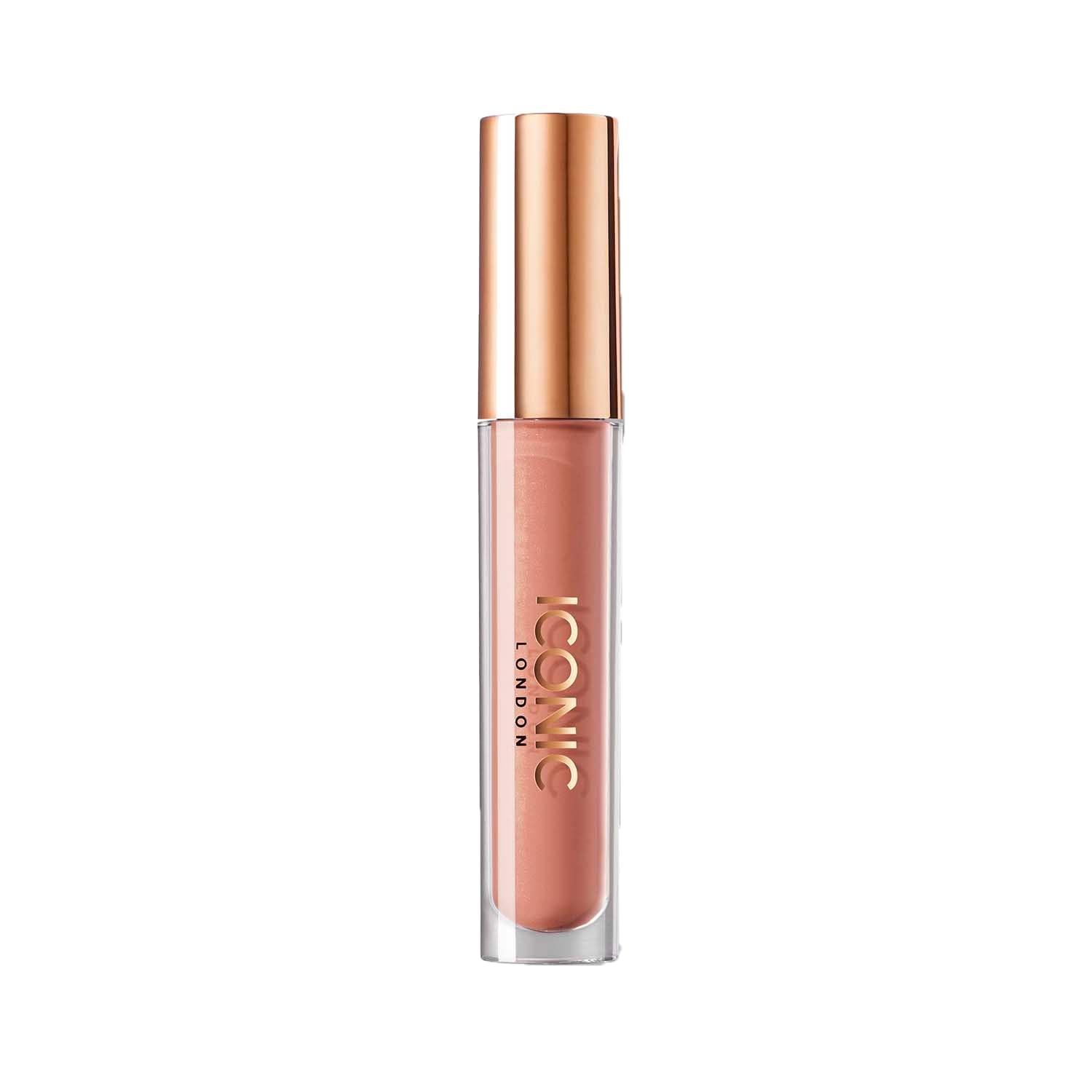 ICONIC LONDON Lip Pumping Gloss | High-Shine, Non Sticky, Lip Gloss infused with Biomimetic Peptide for Voluminous Looking Lips, Cruelty Free, Vegan Makeup, 0.16 Fl oz - Maple Wellness Supplements