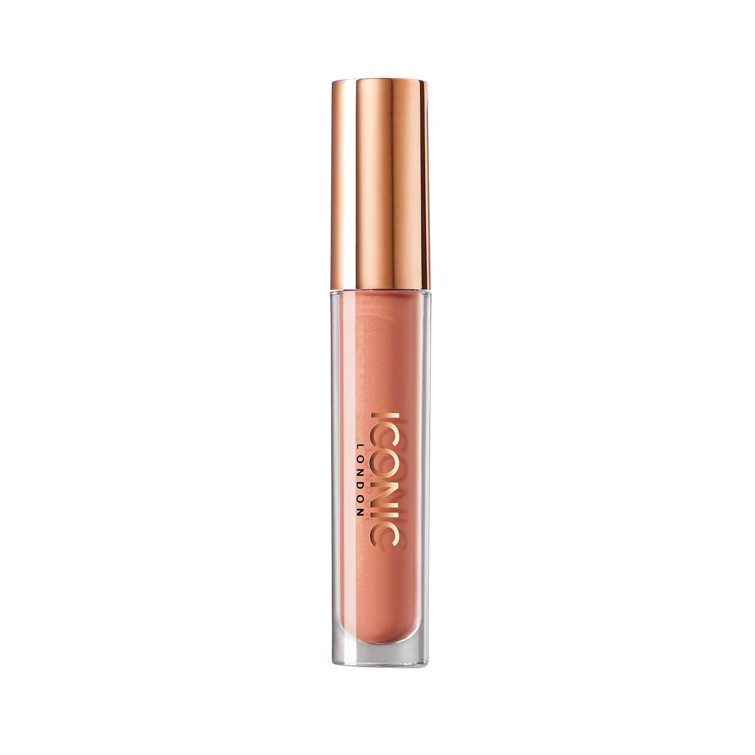 ICONIC LONDON Lip Pumping Gloss | High-Shine, Non Sticky, Lip Gloss infused with Biomimetic Peptide for Voluminous Looking Lips, Cruelty Free, Vegan Makeup, 0.16 Fl oz - Maple Wellness Supplements