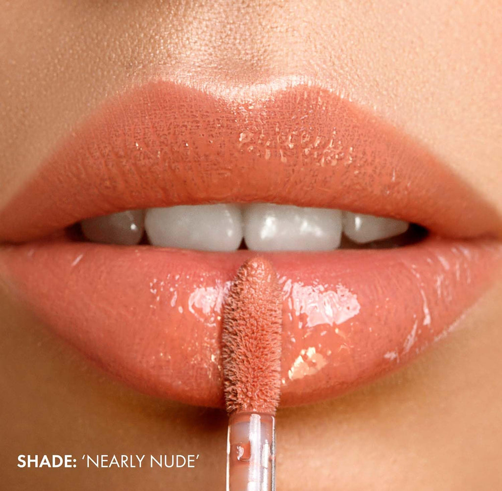 ICONIC LONDON Lip Pumping Gloss | High-Shine, Non Sticky, Lip Gloss infused with Biomimetic Peptide for Voluminous Looking Lips, Cruelty Free, Vegan Makeup, 0.16 Fl oz - Maple Wellness Supplements