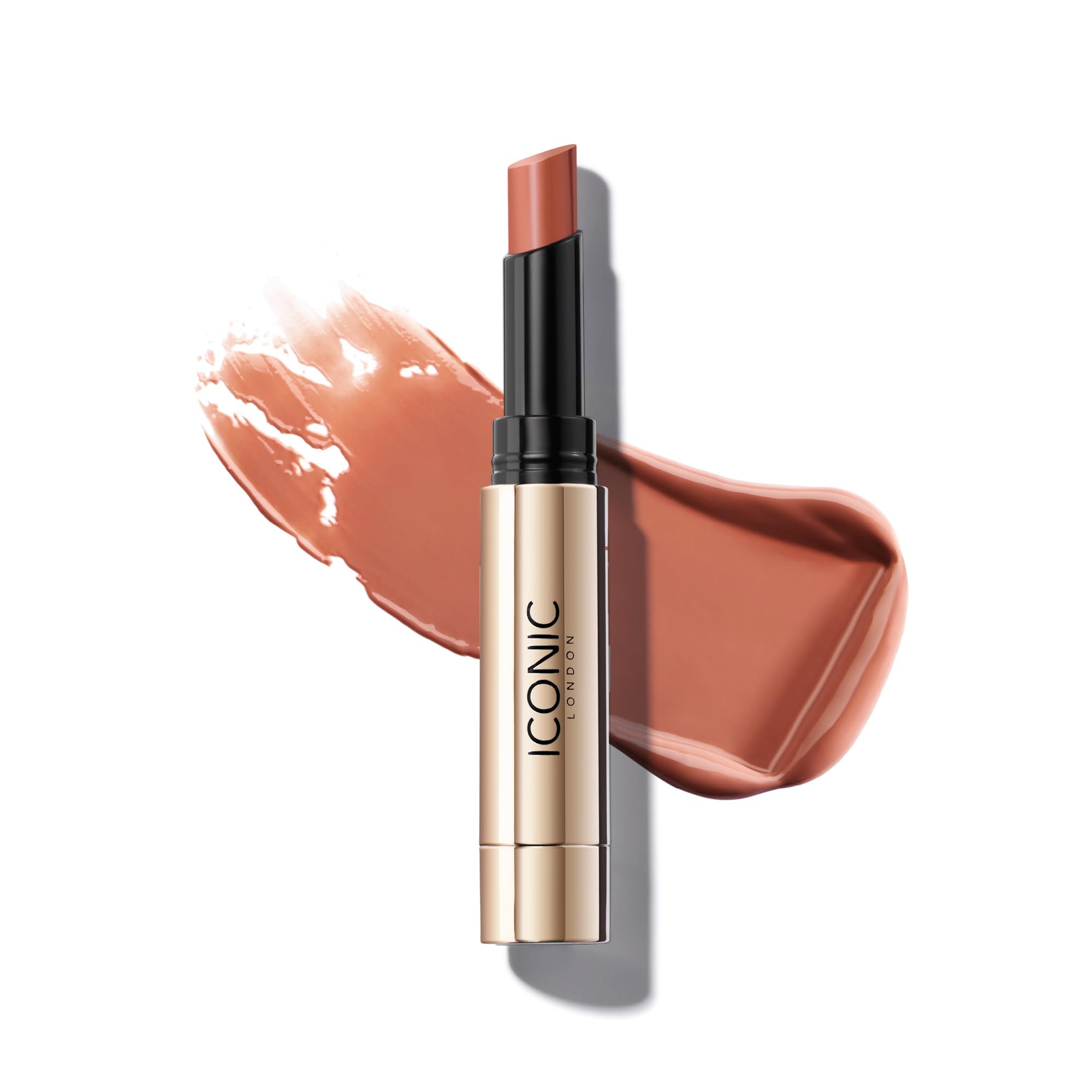 ICONIC LONDON Melting Touch Lip Balm | Hydrating Lip Balm, Non Sticky, Sheer Wash of Colour, Cruelty Free, Vegan Makeup (Love Language) 0.10 Fl oz - Maple Wellness Supplements
