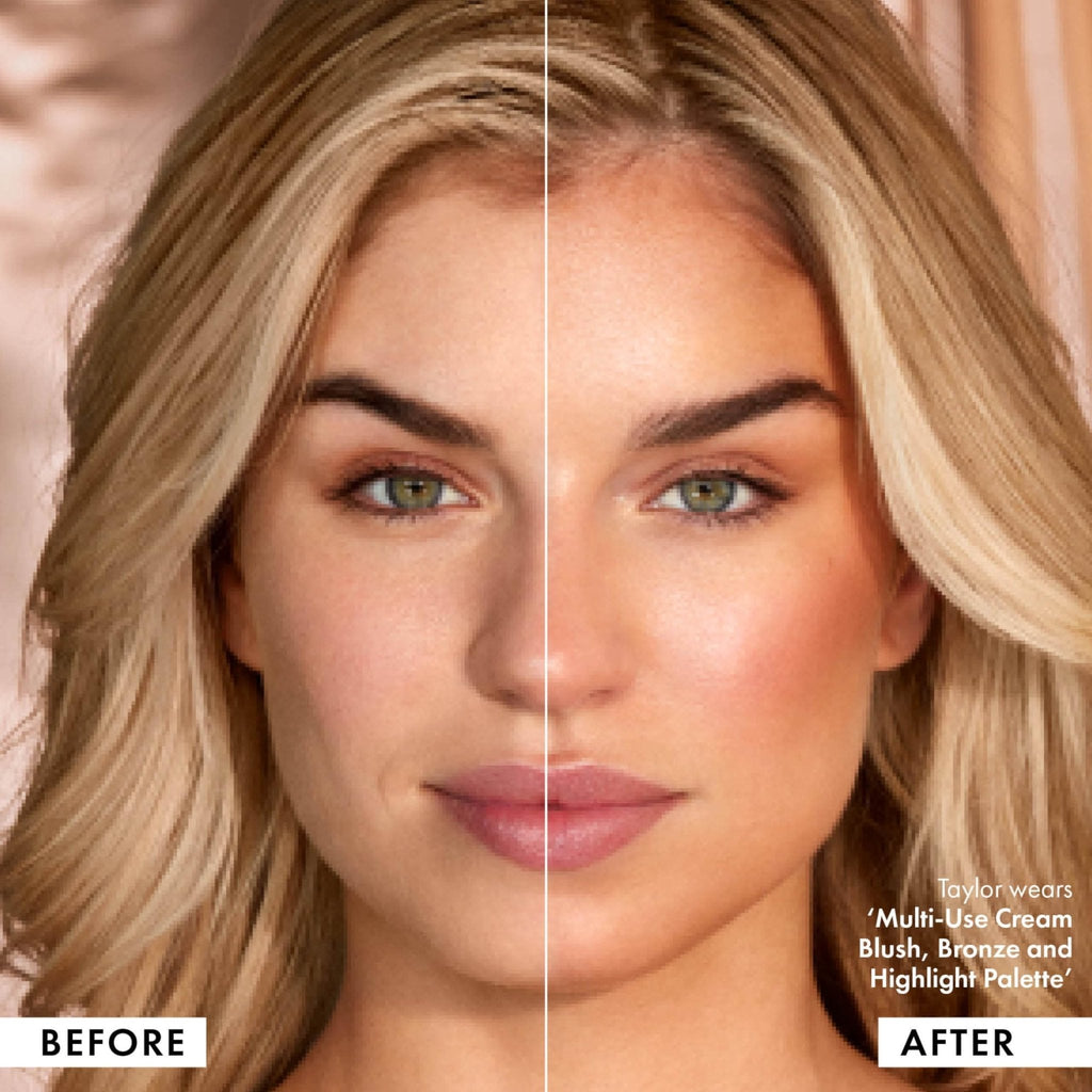 ICONIC LONDON Multi-Use Cream Blush, Bronze and Highlight Palette | Cruelty-Free, Vegan Makeup - Maple Wellness Supplements