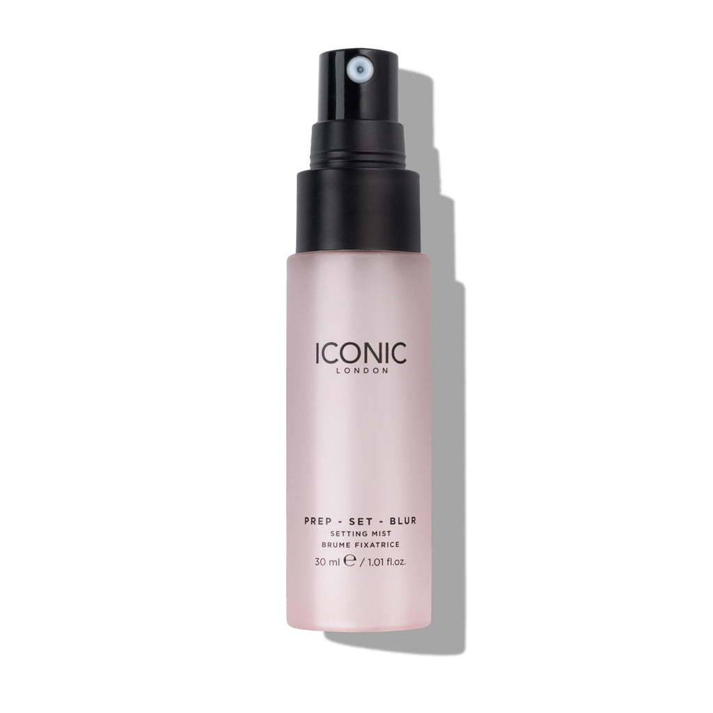 ICONIC LONDON Prep Set Blur Setting Spray | Makeup Fixing Spray, Blurs Imperfections and Gives Skin a Radiant Glow, Vegan Makeup, 30 mL / 1 Fl Oz. - Maple Wellness Supplements