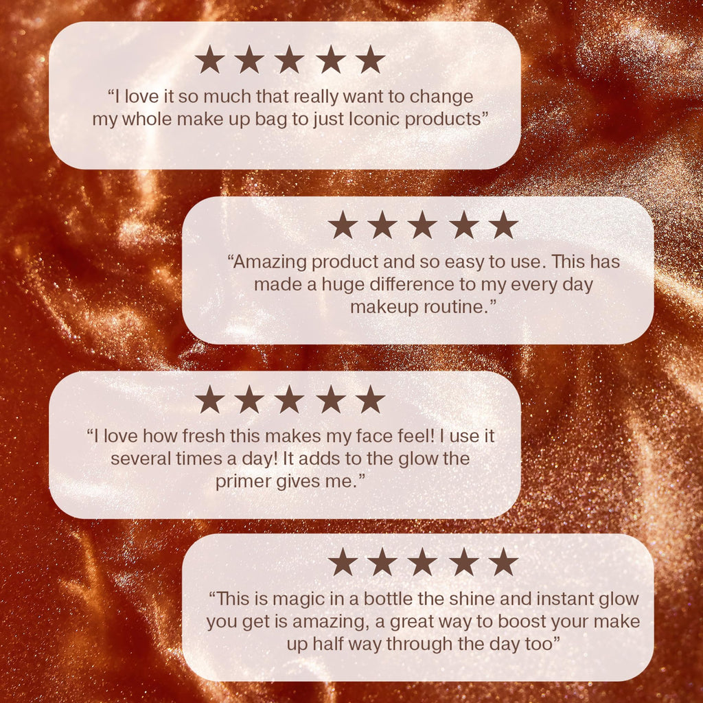 ICONIC LONDON Prep-Set-Glow | Hydrating + Setting + Glowing Spray, 3-in-1 Formula for a Dewy, Radiant Finish, Cruelty-Free, Vegan Makeup, 4.22 Fl oz - Maple Wellness Supplements
