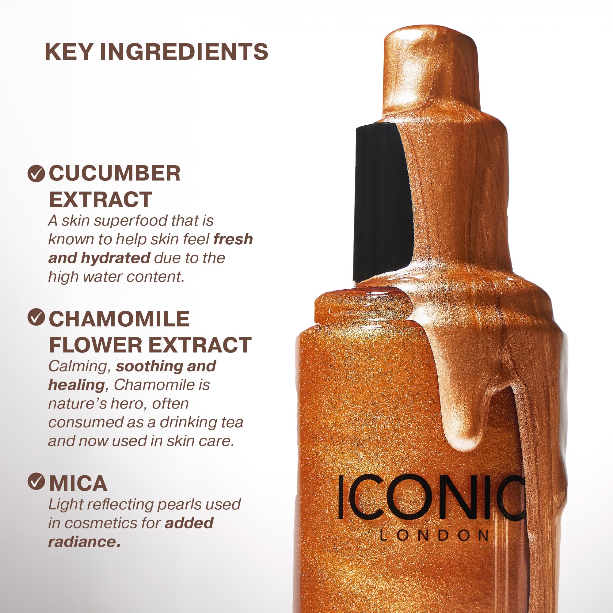 ICONIC LONDON Prep-Set-Glow | Hydrating + Setting + Glowing Spray, 3-in-1 Formula for a Dewy, Radiant Finish, Cruelty-Free, Vegan Makeup, 4.22 Fl oz - Maple Wellness Supplements